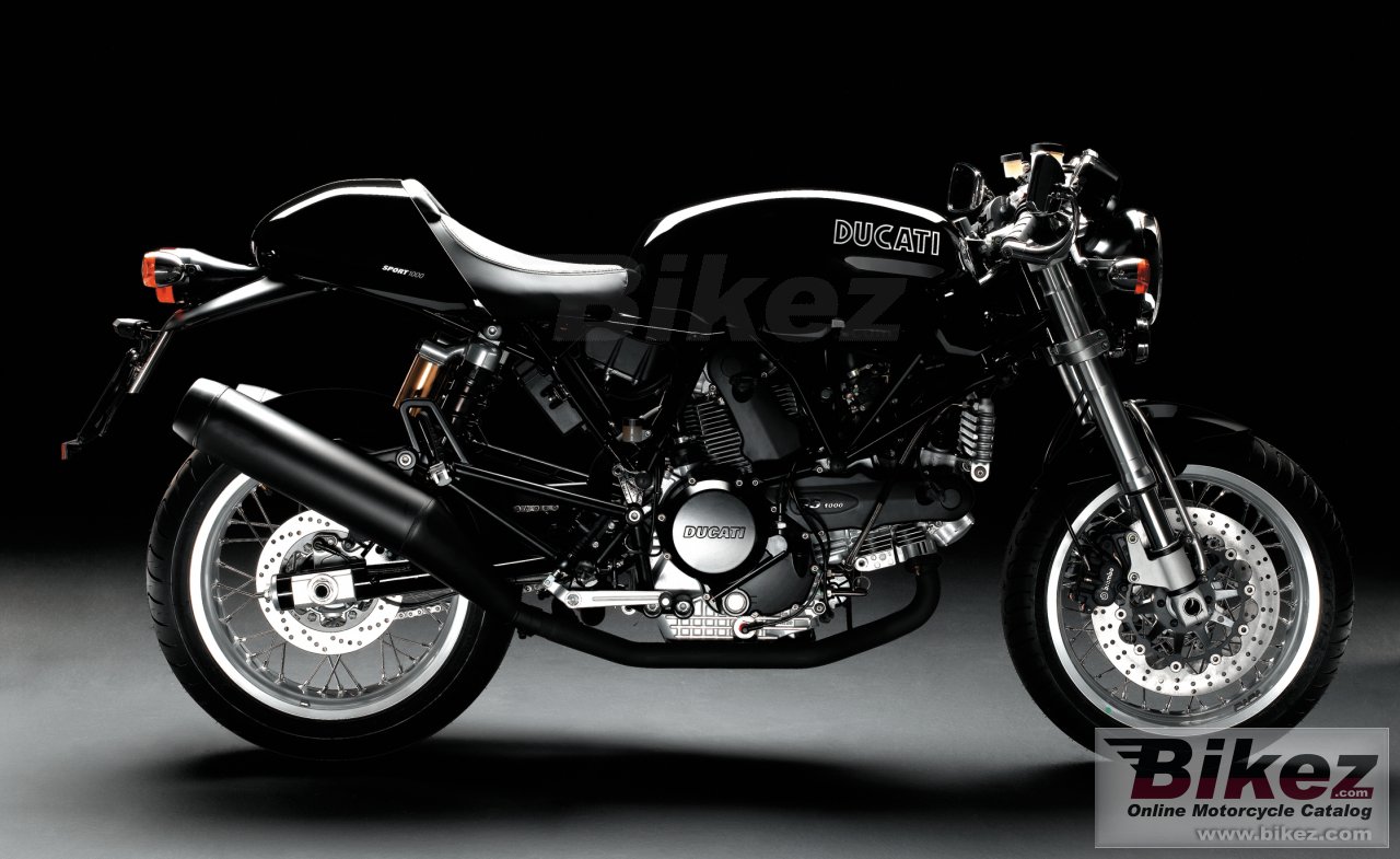 Big Ducati sportclassic sport 1000 biposto picture and wallpaper from Bikez.com